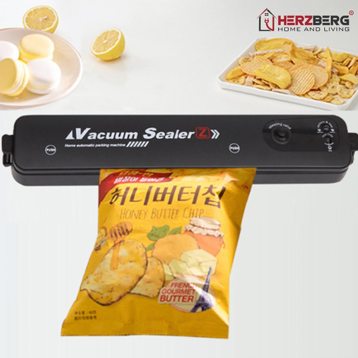 Herzberg Vacuum Sealer - One touch - Bivakshop
