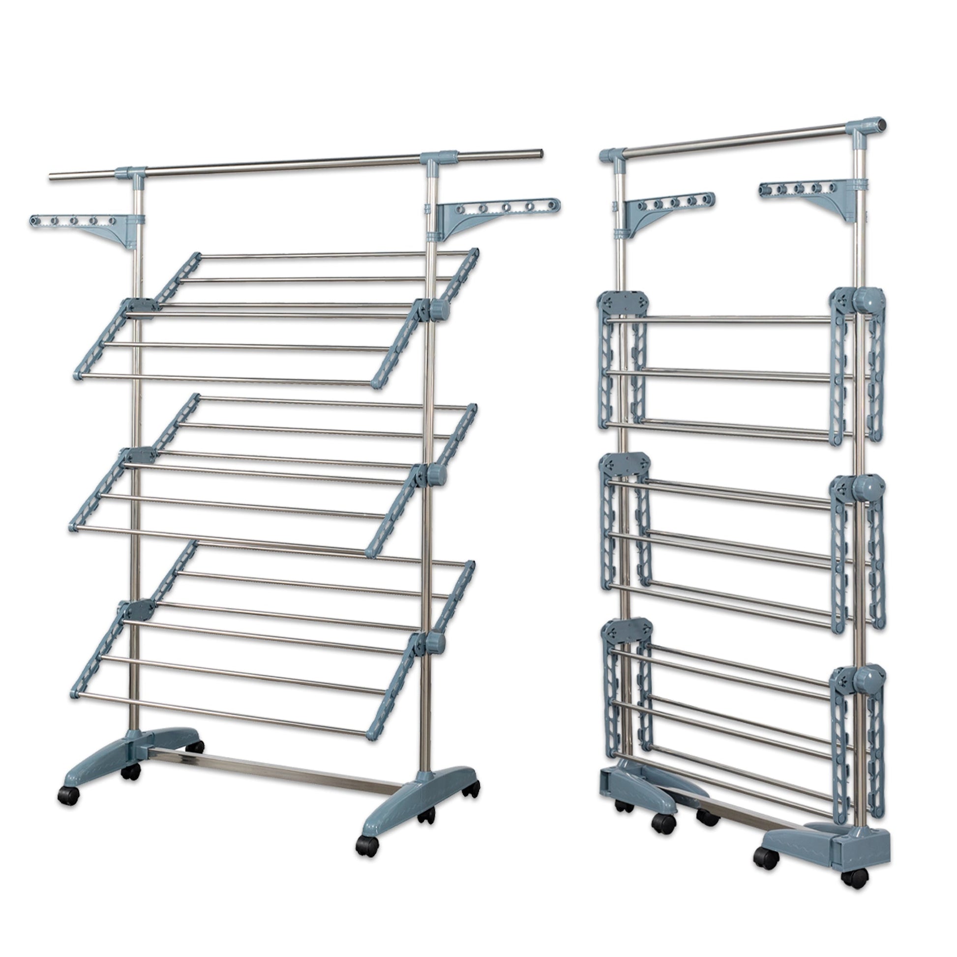 Herzberg wasdroogrek met 3 niveaus wit - Bivakshop