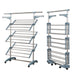Herzberg wasdroogrek met 3 niveaus wit - Bivakshop