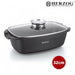 Herzog 32 cm gegoten braadslede - Braadpan - vrij van - Bivakshop