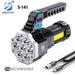 High Power Led Flashlights Cob Side Light Lightweight Outdoor Lighting ABS Material Torch 7LED Rechargeable Flashlight Powerful - Bivakshop