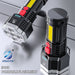 High Power Led Flashlights Cob Side Light Lightweight Outdoor Lighting ABS Material Torch 7LED Rechargeable Flashlight Powerful - Bivakshop