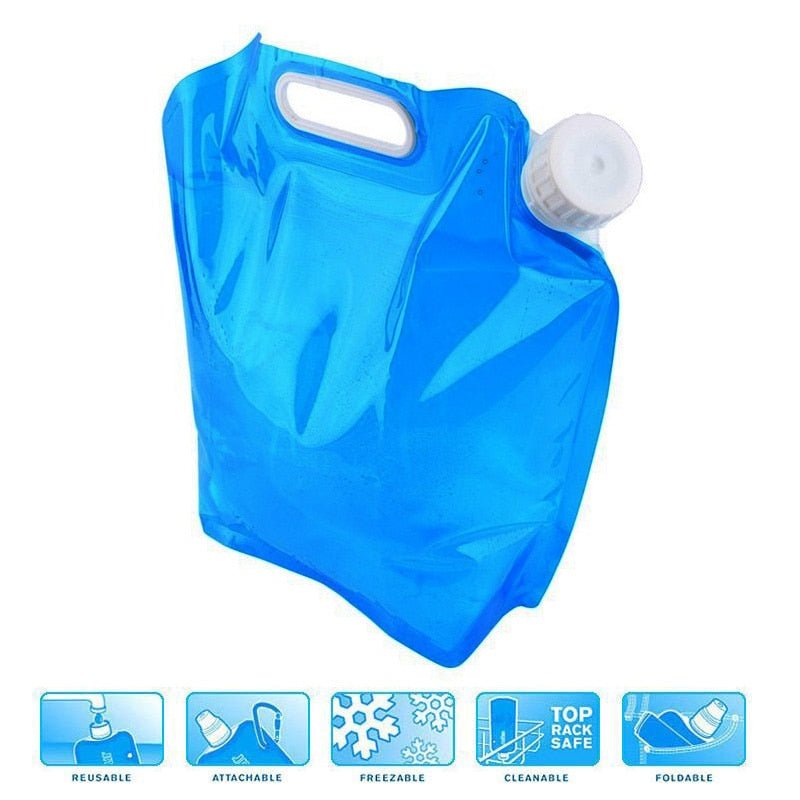 Hoge Capaciteit Outdoor Waterzak 5/10L - Opvouwbare Waterzak - Bivakshop