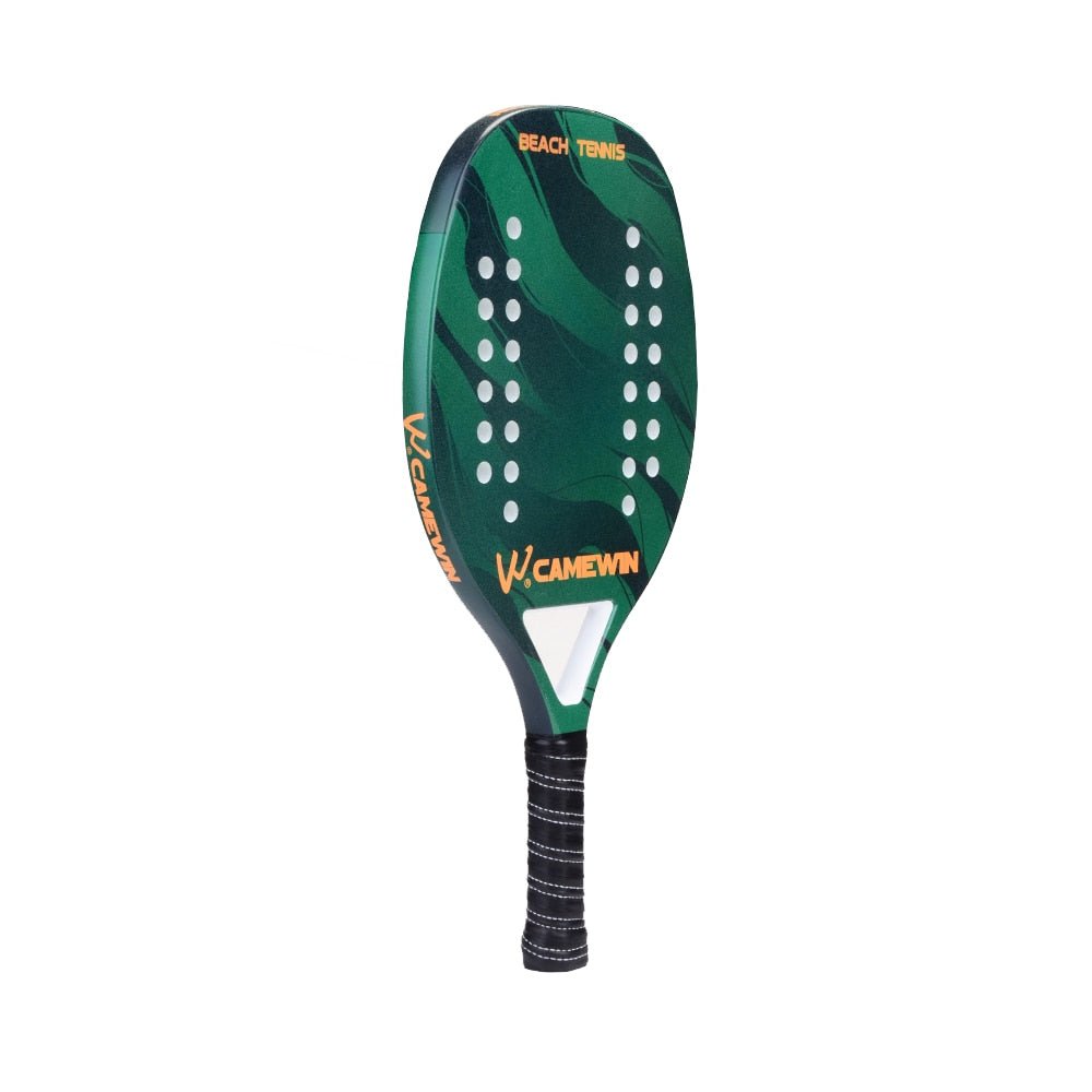Hoge kwaliteit 3K carbon en glasvezel strand tennisracket set met bal en beschermhoe - Bivakshop
