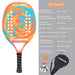 Hoge kwaliteit 3K carbon en glasvezel strand tennisracket set met bal en beschermhoe - Bivakshop