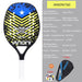 Hoge kwaliteit 3K carbon en glasvezel strand tennisracket set met bal en beschermhoe - Bivakshop