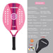 Hoge kwaliteit 3K carbon en glasvezel strand tennisracket set met bal en beschermhoe - Bivakshop