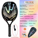 Hoge kwaliteit 3K carbon en glasvezel strand tennisracket set met bal en beschermhoe - Bivakshop