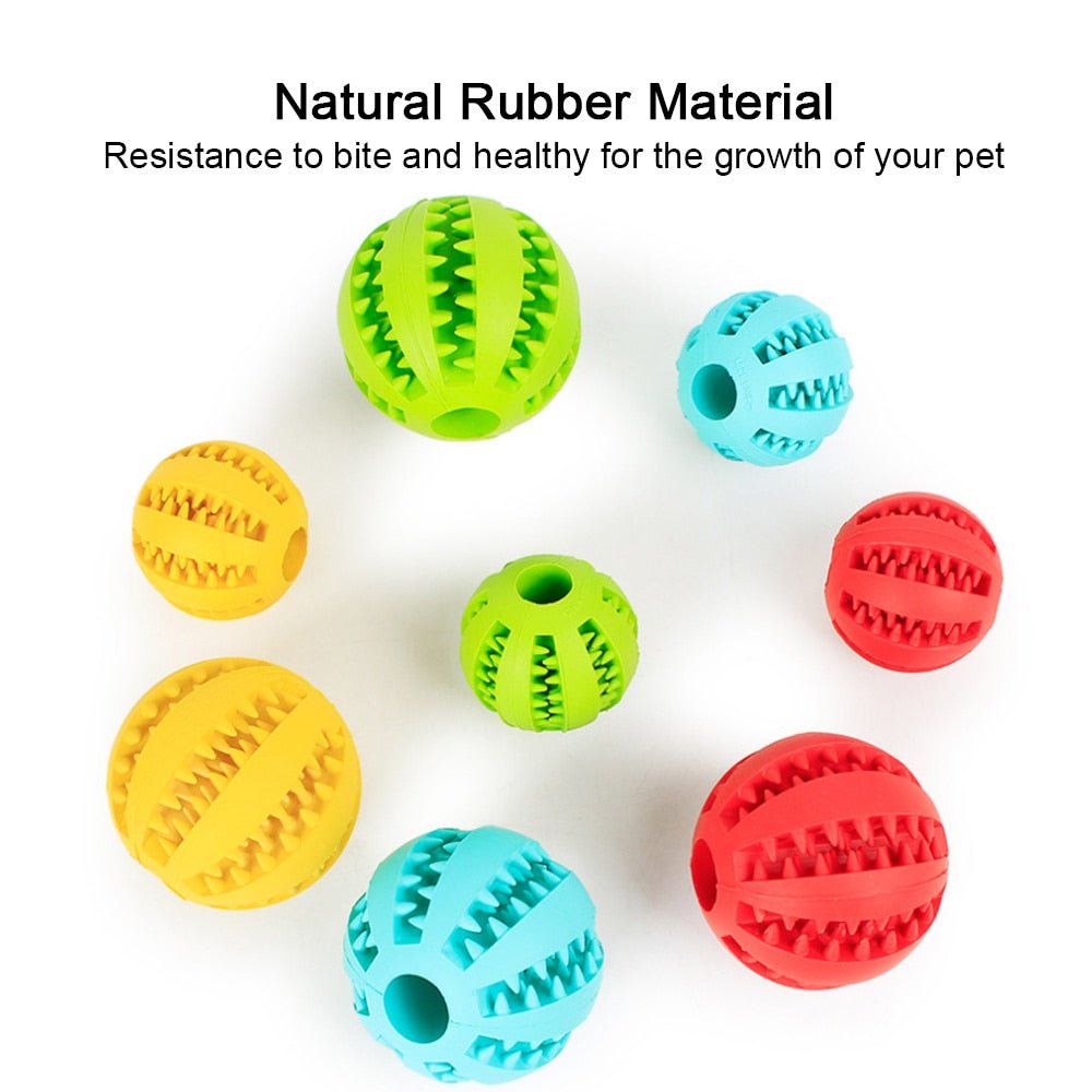 Hond Speelgoed - Interactieve rubberen bal - Gebitsreiniging - Bivakshop