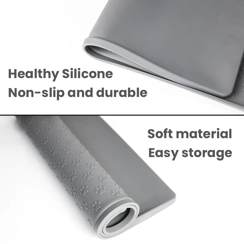 Huisdier voedselmat - Waterdichte siliconen placemat voor honden en katten - Bivakshop