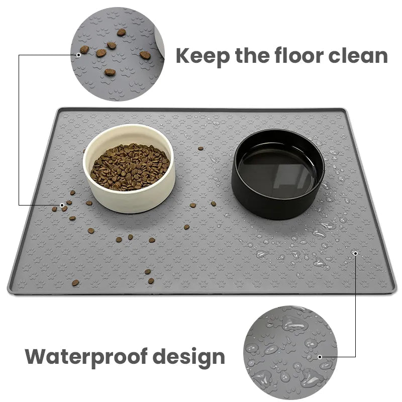 Huisdier voedselmat - Waterdichte siliconen placemat voor honden en katten - Bivakshop
