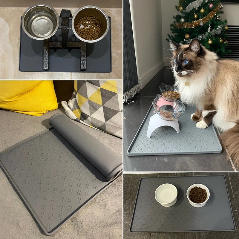 Huisdier voedselmat - Waterdichte siliconen placemat voor honden en katten - Bivakshop