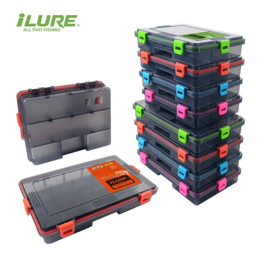 ILURE visaccessoires opbergdoos grote capaciteit waterdicht visgerei tackle box - Bivakshop