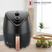 Imperial Collection 1400 W olievrije heteluchtfriteuse voor het hele gezin met handmatige draaiknop - Bivakshop