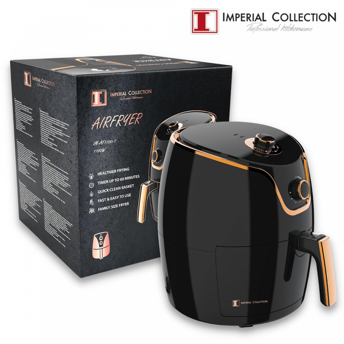 Imperial Collection 1700 W extra grote olievrije heteluchtfriteuse met mechanische knop - Bivakshop