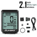 Inbike regendichte fietscomputer - draadloze kilometerteller voor MTB fiets - Waterdicht fiets horloge met stopwatch en temperatuurmeting - Led - scherm - IC321 - Bivakshop