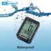 Inbike regendichte fietscomputer - draadloze kilometerteller voor MTB fiets - Waterdicht fiets horloge met stopwatch en temperatuurmeting - Led - scherm - IC321 - Bivakshop