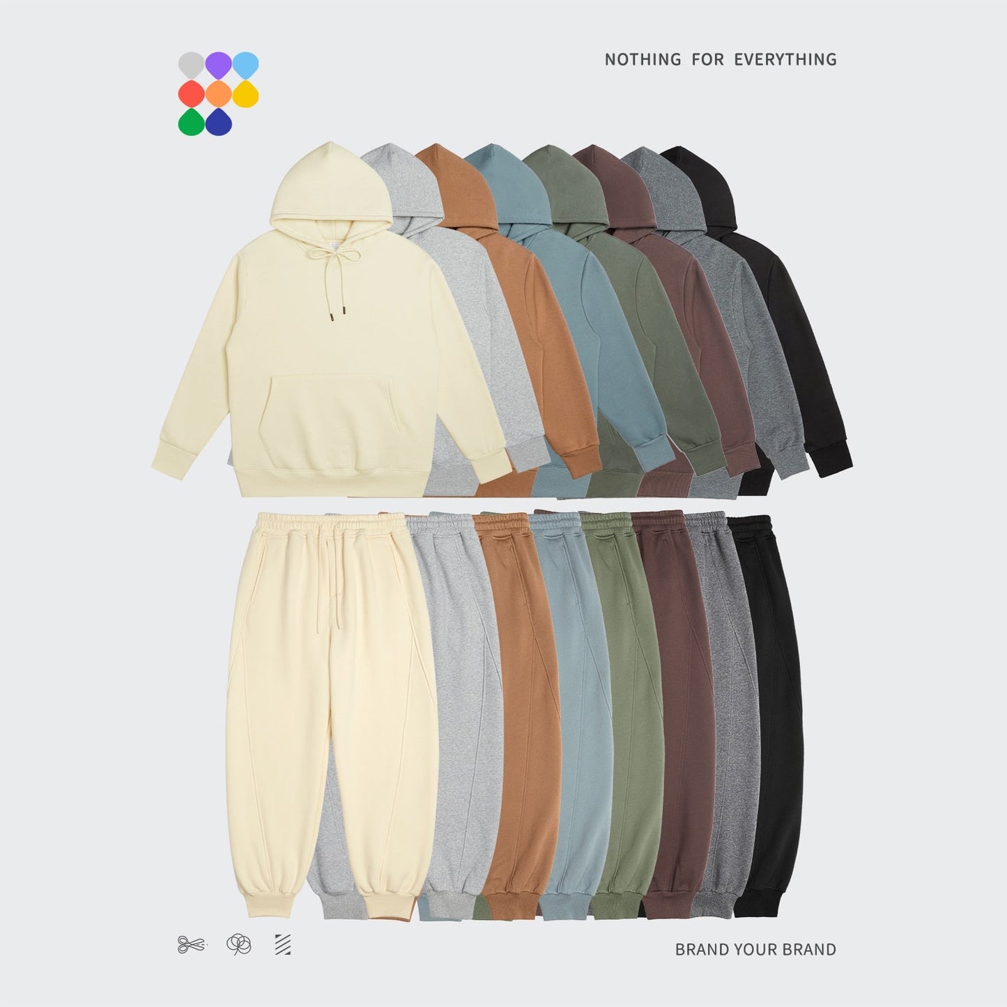 INFLATION Mannen fluwelen Trainingspak - Joggingpak - Broek en/of Hoody - Bivakshop