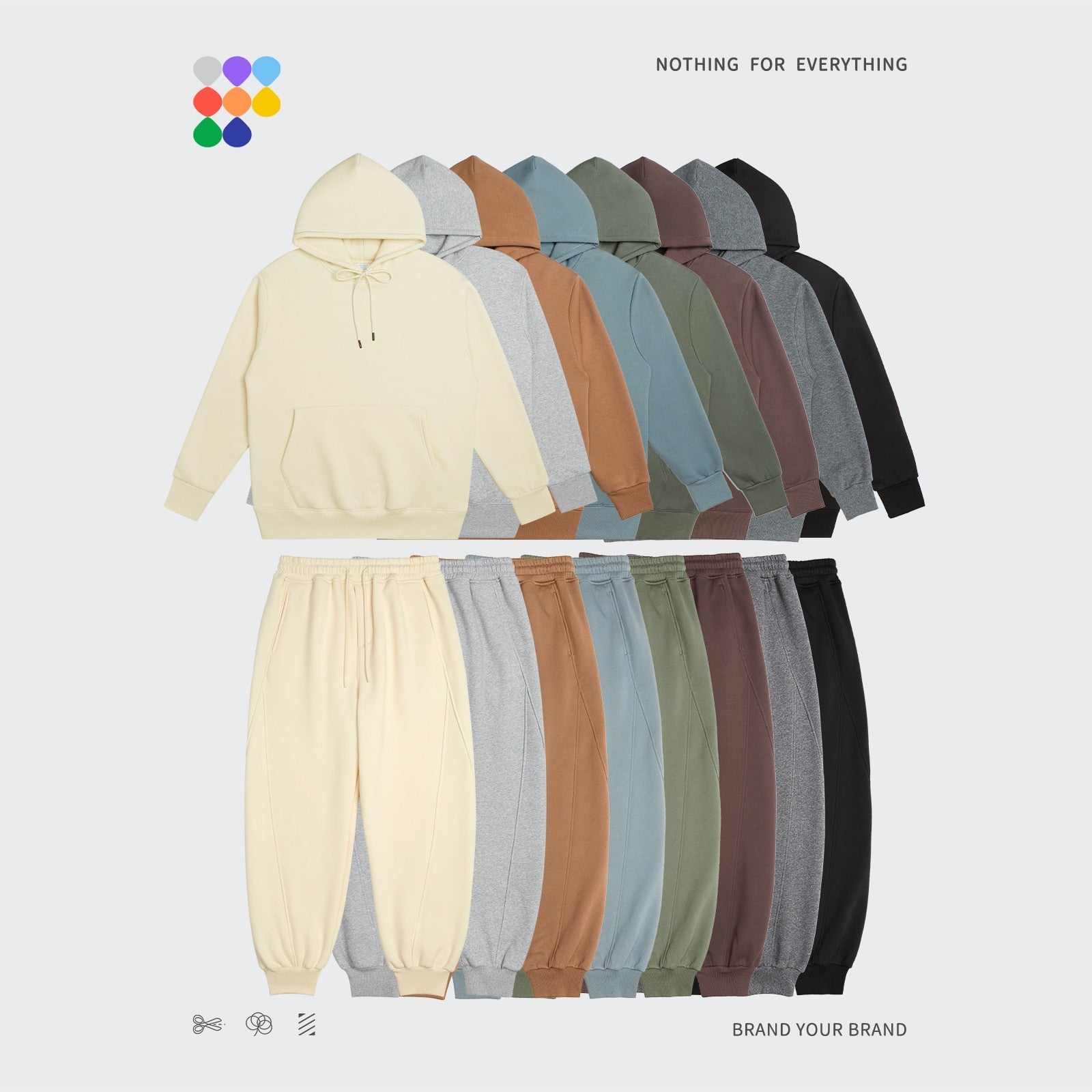 INFLATION Mannen fluwelen Trainingspak - Joggingpak - Broek en/of Hoody - Bivakshop