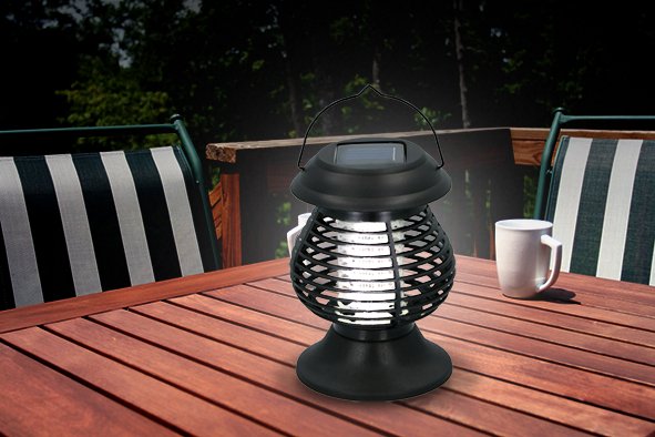 Insectenlamp solar 2-In-1 - Geniet van de zomer zonder muggen - Bivakshop