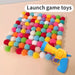 Interactieve lancering training kattenspeelgoed - Creatieve kittens mini pompons spel - Bivakshop