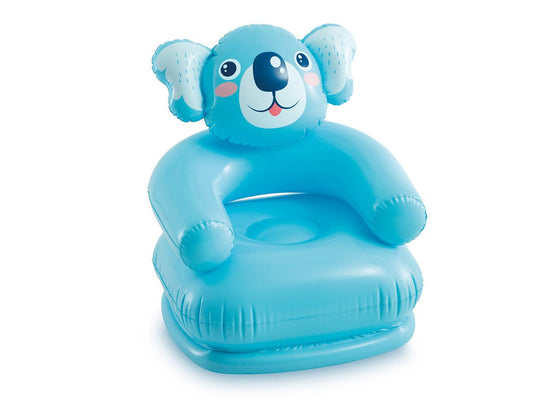 Intex Kinderstoel 'Happy Animal' blauw - Bivakshop