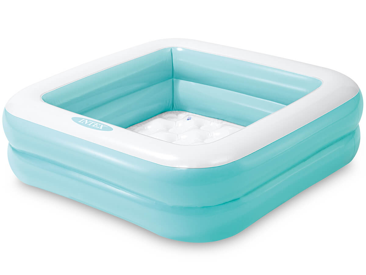 Intex vierkant babyzwembad - Blauw - Bivakshop