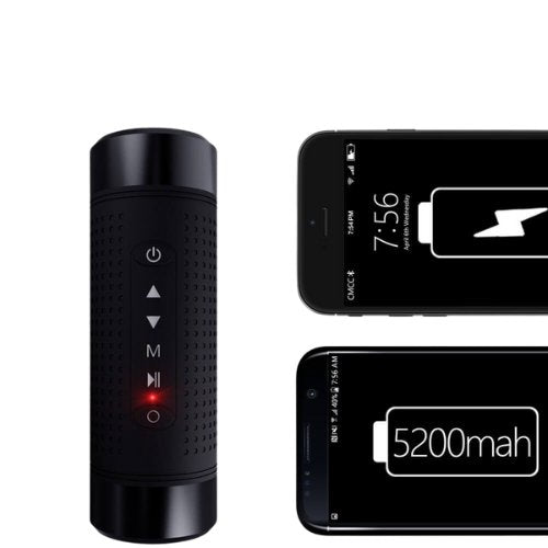 JAKCOM OS2 - Outdoor - Bluetooth speler - Subwoofer Bass Speakers - 5200mAh Power Bank + LED licht - Bivakshop