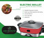 Just Perfecto JL-01: 1650W rode elektrische pan XXL - 5,5L - Bivakshop
