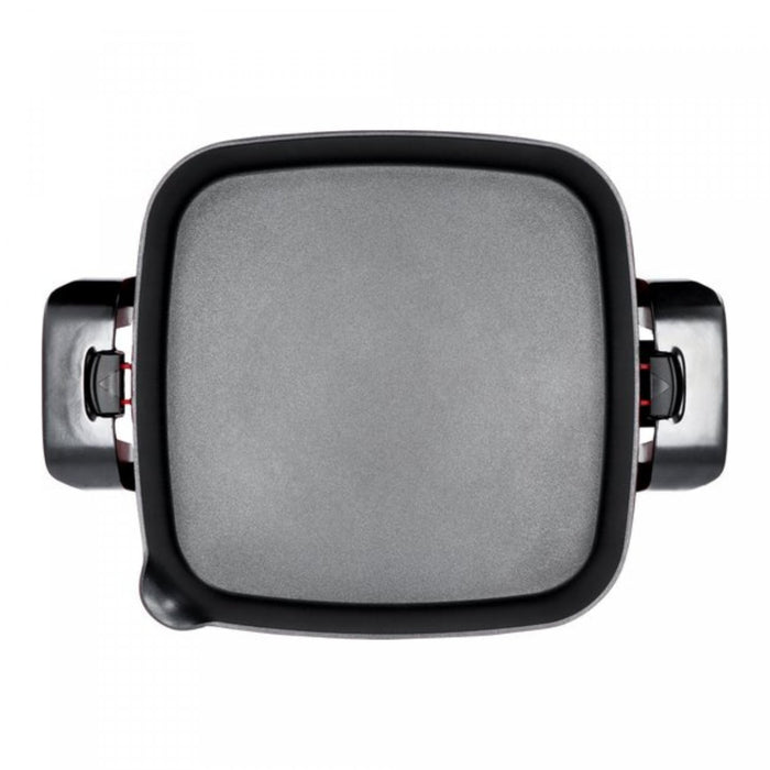 Just Perfecto JL-01: 1650W rode elektrische pan XXL - 5,5L - Bivakshop