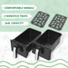 Just Perfecto JL - 09: 1700W 8 - in - 1 Airfryer XXL - 8L - Bivakshop