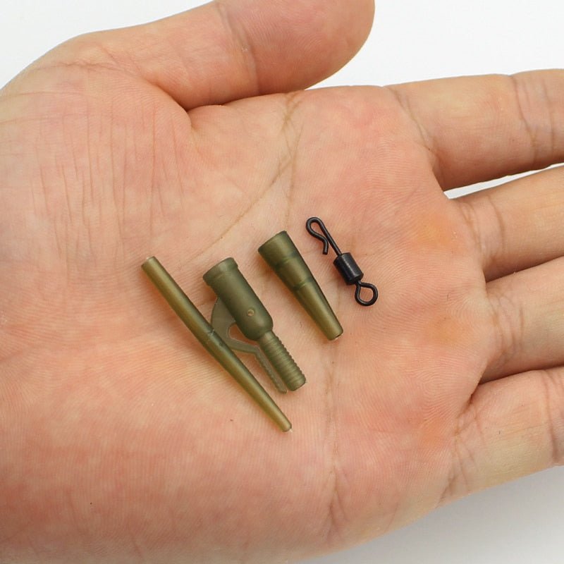 Karpervissen Accessoires - 40 Stuks - Lead Clip - Rubbers - Wartels - Anti Wirwar rubbers - Bivakshop