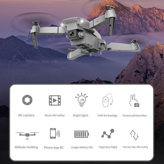 KDBFA 2023 nieuwe E88 Pro WIFI FPV Drone met 4K camera - Opvouwbare quadcopter - Bivakshop