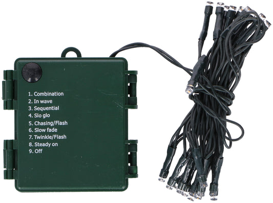 Kerstverlichting 24 Led 8 Functies In- &amp; Outdoor Op Batterijen - Bivakshop