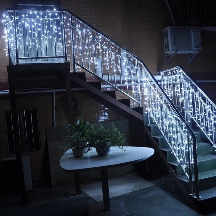 Kerstverlichting waterval buitendecoratie 5M hangend - 1lichtslinger - Bivakshop