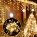 Kerstverlichting waterval buitendecoratie 5M hangend - 1lichtslinger - Bivakshop