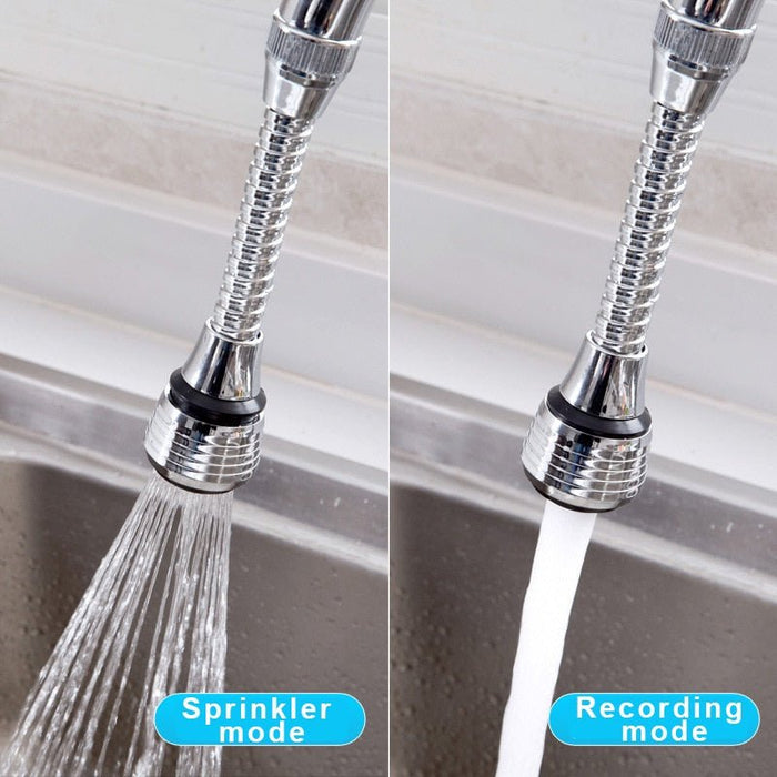 Keukenkraan Water Rvs -Hoge Druk - Waterbesparend - 360 graden - Sproeikop - 2 lengtes - Bivakshop