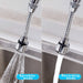 Keukenkraan Water Rvs -Hoge Druk - Waterbesparend - 360 graden - Sproeikop - 2 lengtes - Bivakshop