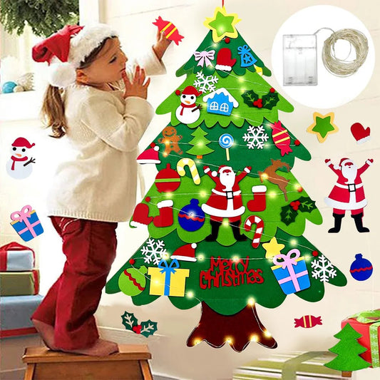 Kids DIY vilt kerstboom decoratie - Perfect voor kerstmis 2022! - Bivakshop