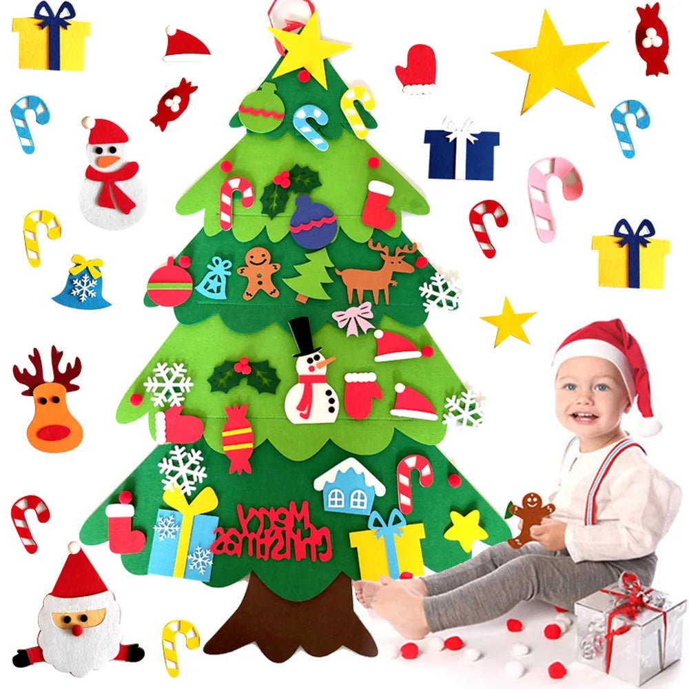 Kids DIY vilt kerstboom decoratie - Perfect voor kerstmis 2022! - Bivakshop
