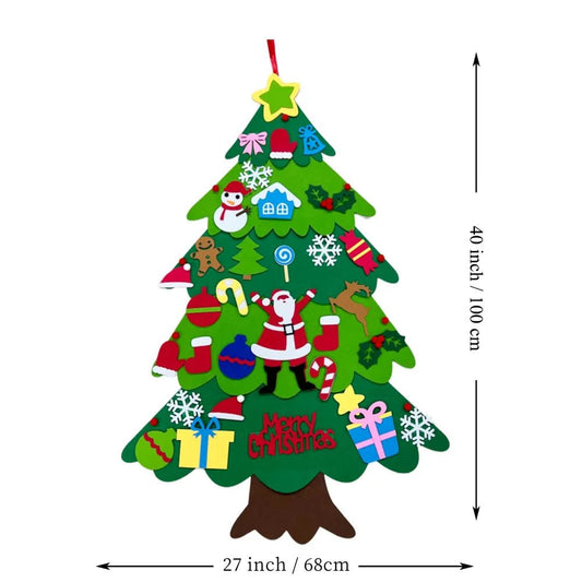 Kids DIY vilt kerstboom decoratie - Perfect voor kerstmis 2022! - Bivakshop