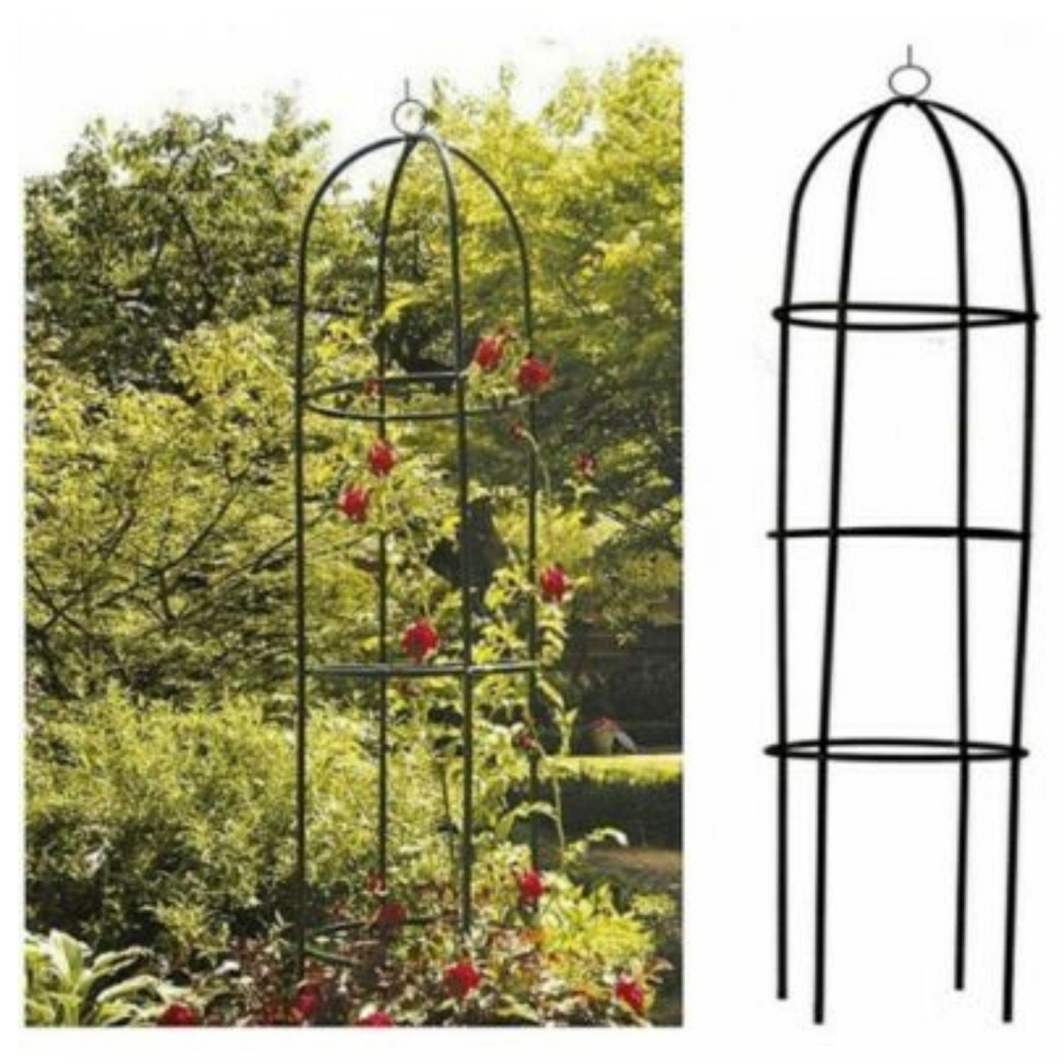 Kinzo Tuinrozenzuil - Groen 185x40cm - Pergola - Ook voor klimplanten - Bivakshop
