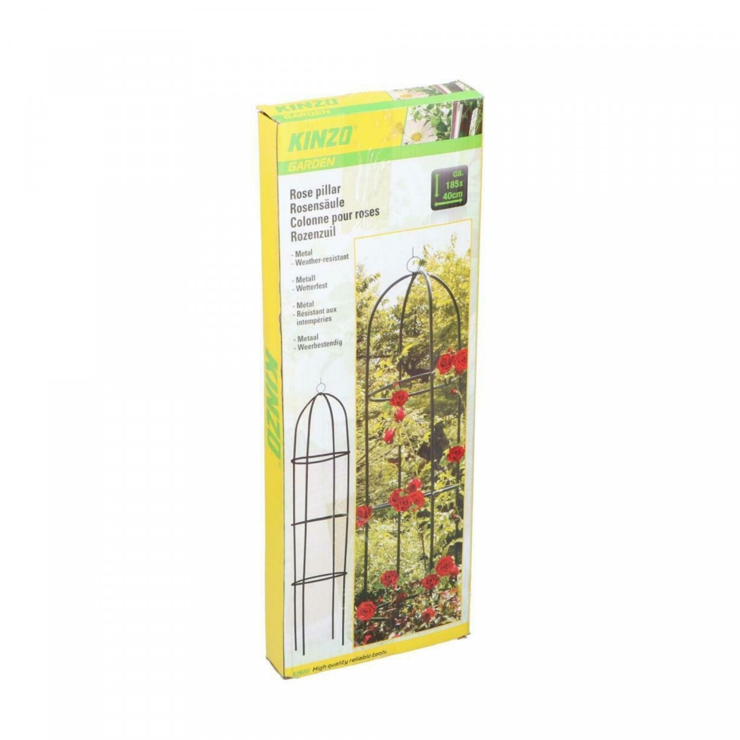 Kinzo Tuinrozenzuil - Groen 185x40cm - Pergola - Ook voor klimplanten - Bivakshop