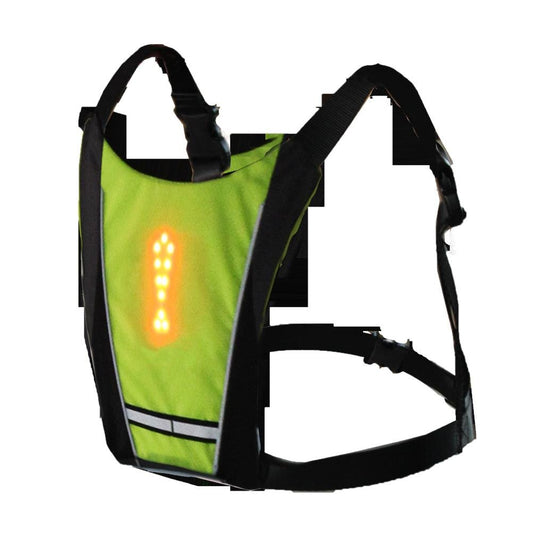 Led draadloze richtingaanwijzer vest - Mannen - Reflecterend - 2 kleuren - Bivakshop