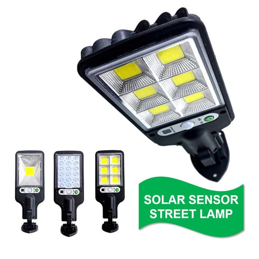 Led solar terraslicht met sensor - Straatlamp - Zonnepaneel - Oplaadbaar lithium batterij - Bivakshop