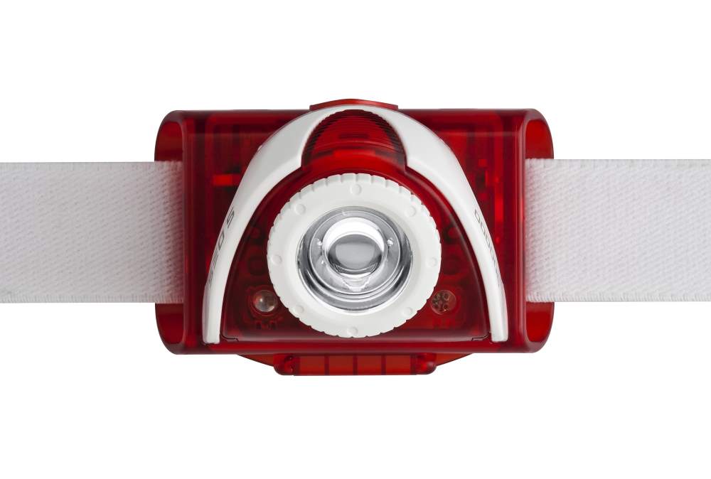 Ledlenser SEO5 rode hoofdlamp - Trendy en functioneel - Bivakshop