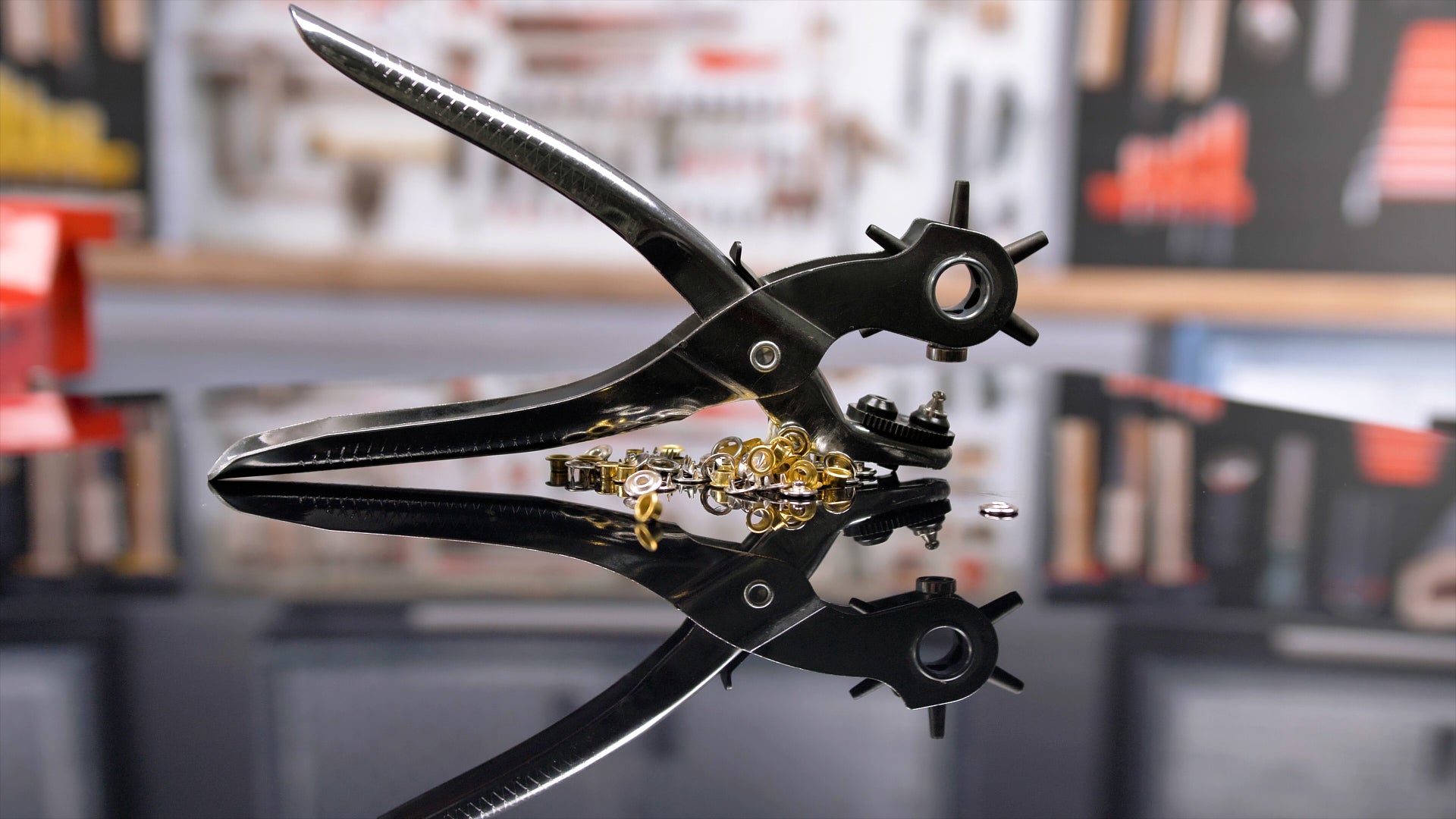 Leren perforator met meerdere gaten - 3 functies ponstang - Bivakshop