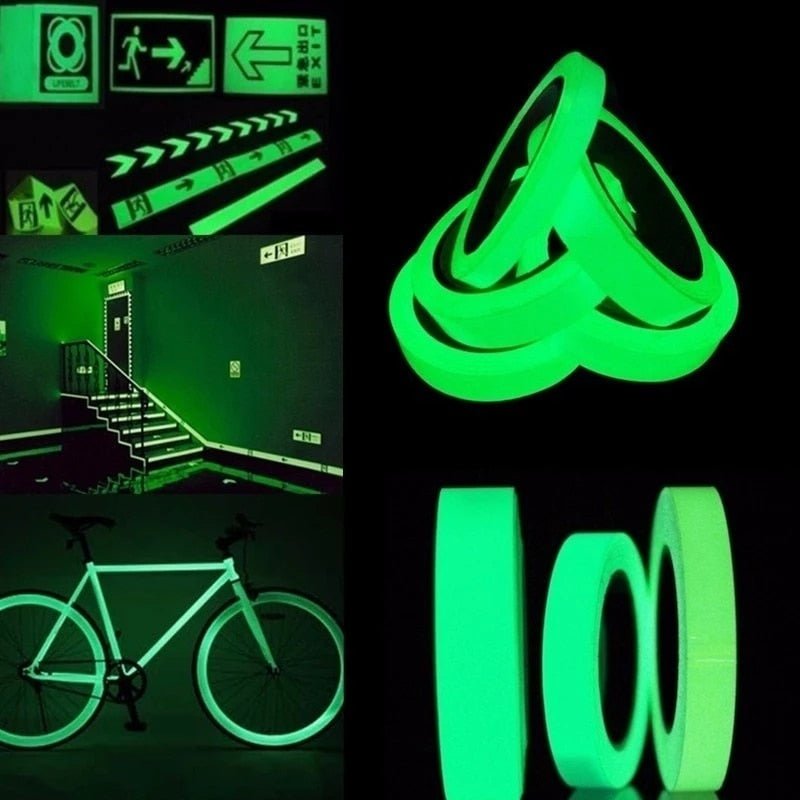 Lichtgevende Tape 3M/5M - Donkergroen - Zelfklevende tape - Nachtzicht Glow In Dark - Bivakshop