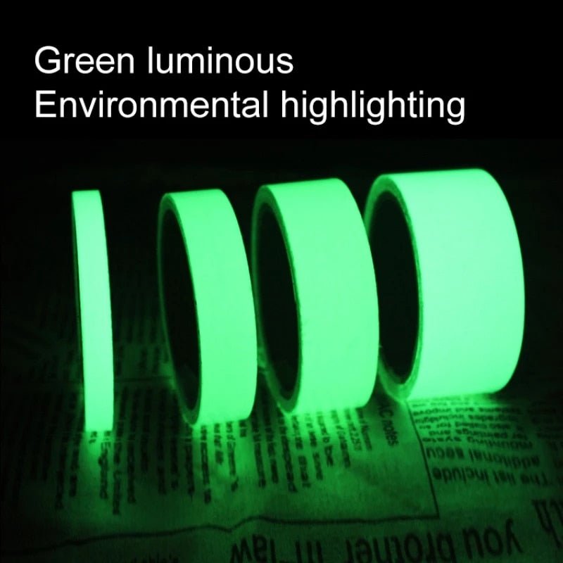 Lichtgevende Tape 3M/5M - Donkergroen - Zelfklevende tape - Nachtzicht Glow In Dark - Bivakshop
