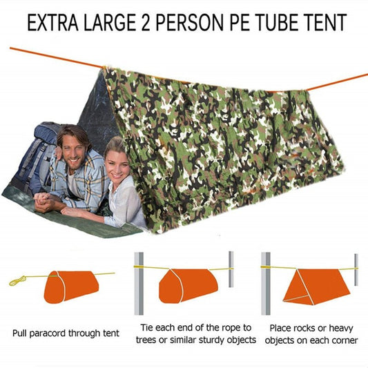 Lichtgewicht survival tent - Noodtent - 2 personen - Bivakshop